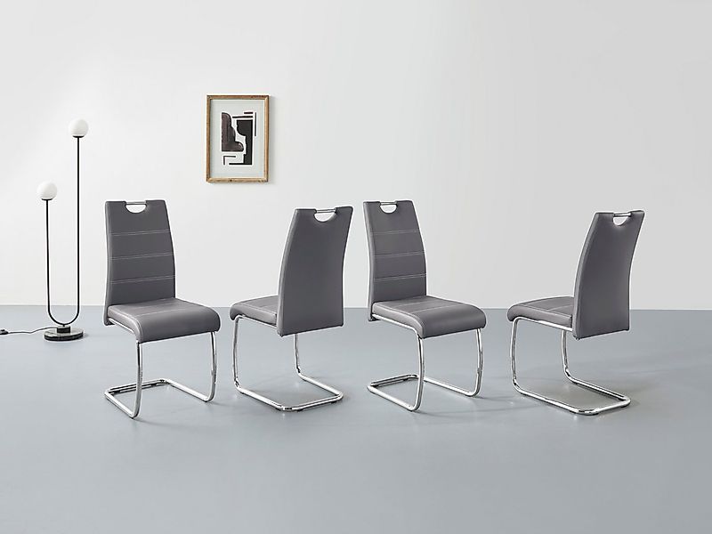 HELA Freischwinger Flora, Esszimmerstühle (Set, 4 St), Schwingstuhl Set: 1, günstig online kaufen