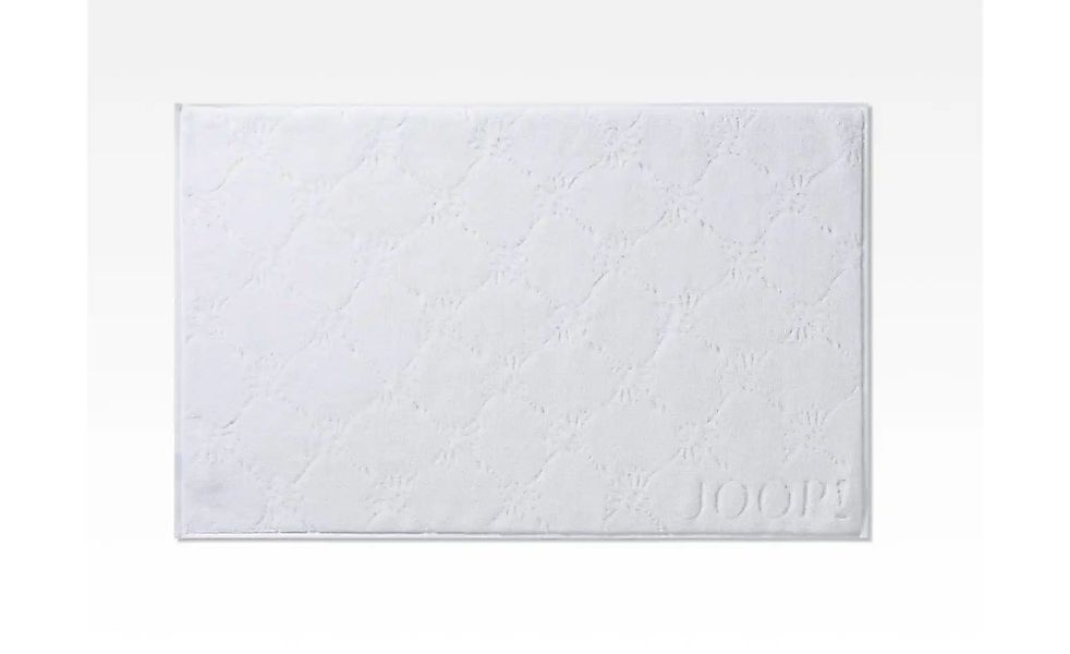 JOOP! Badteppich Uni Cornflower   ¦ weiß ¦ 100% Baumwolle ¦ Maße (cm): B: 5 günstig online kaufen
