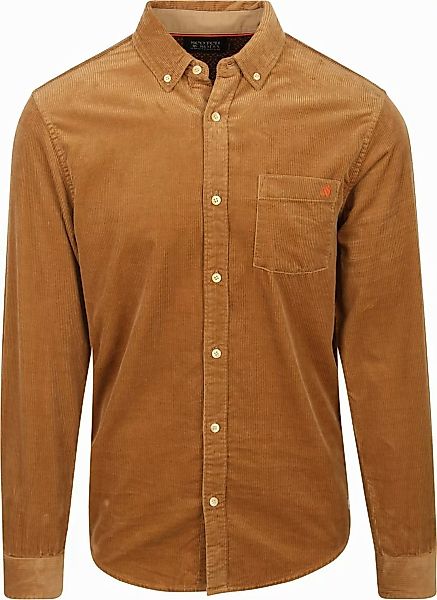 Scotch and Soda Cordhemd Braun - Größe M günstig online kaufen