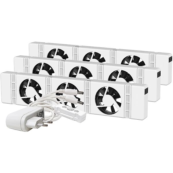 SpeedComfort Heizkörperventilator für Heizkörper ab 120 cm Trio-Set günstig online kaufen