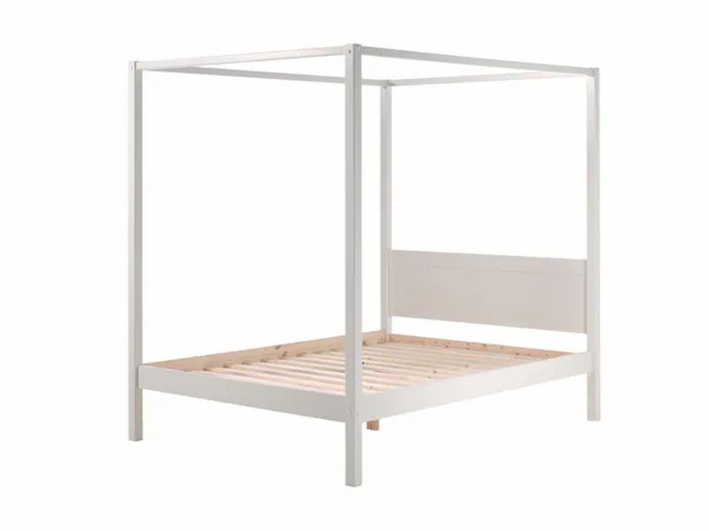 Vipack Himmelbett "Pino, Kiefer massiv weiß lackiert, Made in Europe, zeitl günstig online kaufen