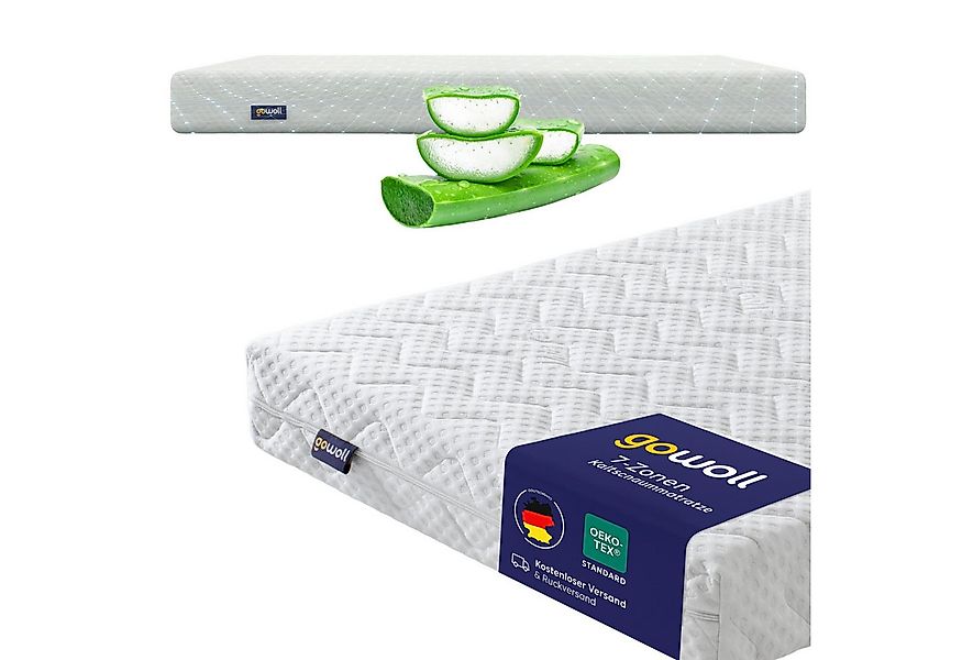 Kaltschaummatratze 7 Zonen Allergenfrei Matratze Bezug abnehmbar & waschbar günstig online kaufen