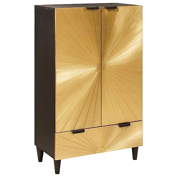 vidaXL Media-Regal Beistellschrank mit Tür Schwarz günstig online kaufen