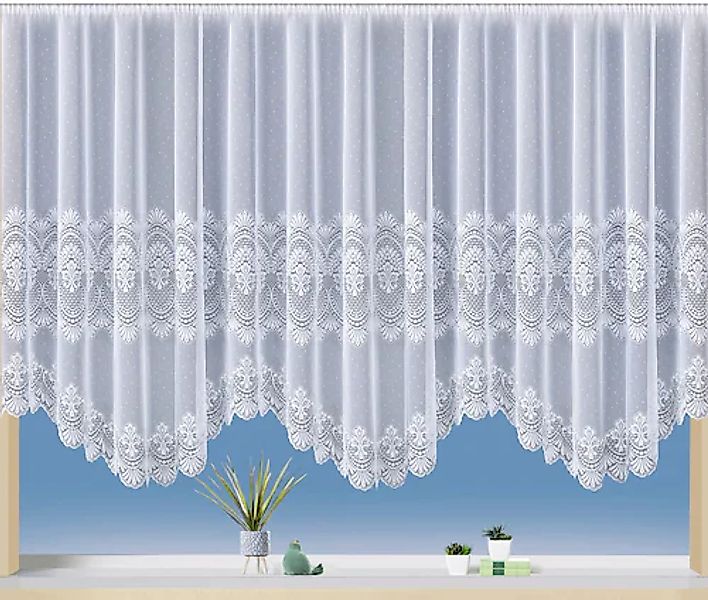 Weckbrodt Gardine »"Napoli", Weckbrodt« Kräuselband 1 Stk. tlg. jacquard, g günstig online kaufen