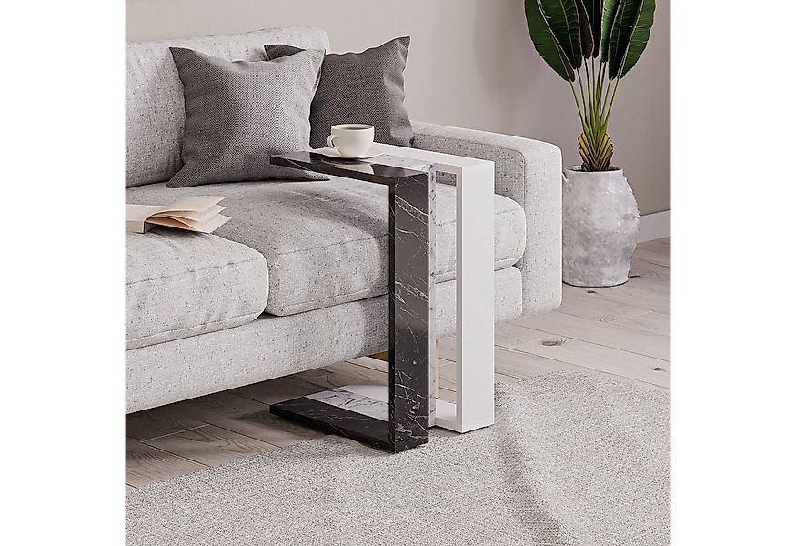 Decortie Beistelltisch Muju, Modern C Form Beistelltisch, 30 x 40 x 57 cm günstig online kaufen