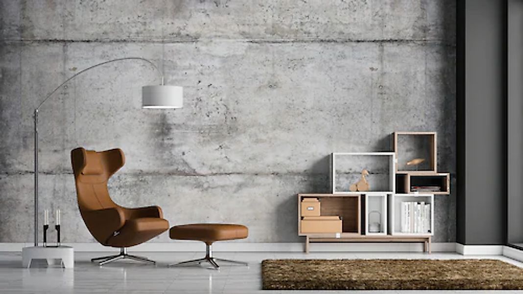 A.S. Création Vliestapete »Fototapete Betonwand Used Look Grau Industrial« günstig online kaufen