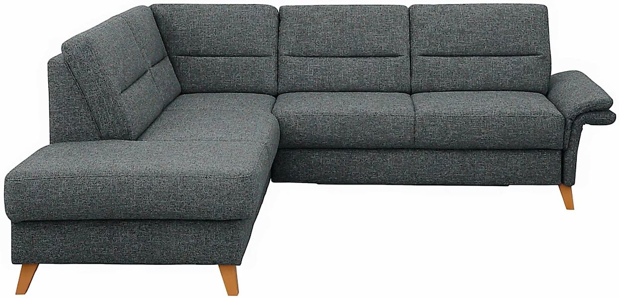 Home affaire Ecksofa »Westerland L-Form«, Federkern-Polsterung, wahlweise m günstig online kaufen