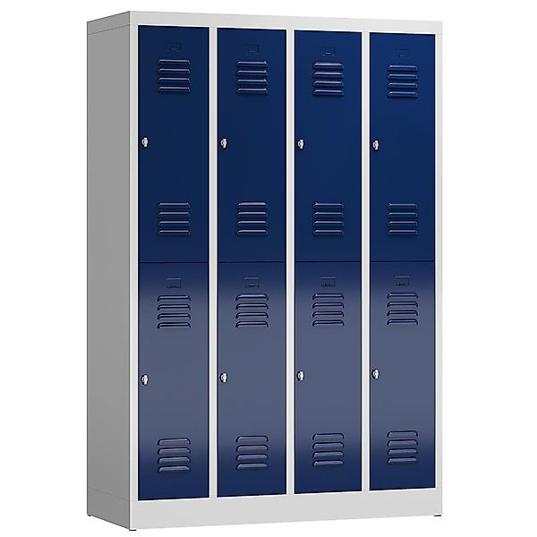 Steelboxx Spind ClassiX Garderobenschrank, 4 Abteile günstig online kaufen