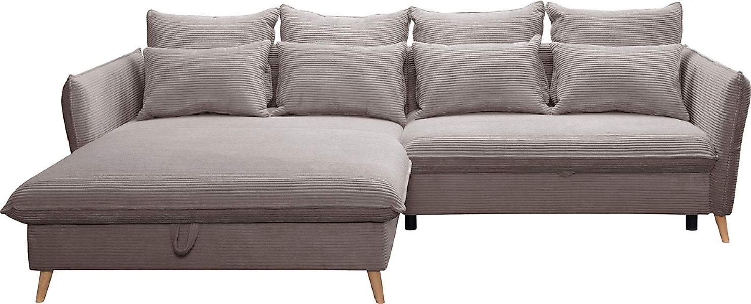 exxpo - sofa fashion Ecksofa »WALPY, elegant und modern, hoher Sitzkomfort, günstig online kaufen