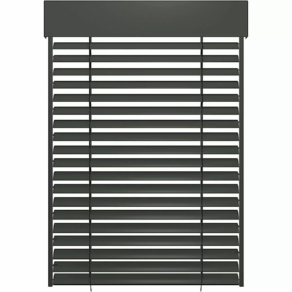 Schellenberg Sonnenschutz Raffstore Express mit Motor 190 cm x 240 cm Anthr günstig online kaufen