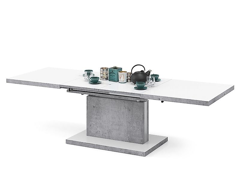 Mazzoni Couchtisch Aston Weiß Matt / günstig online kaufen