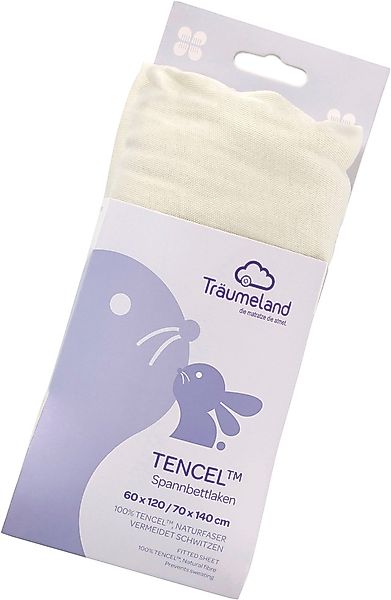 Träumeland Bettlaken »hochwertiges Spannbetttuch aus Tencel®«, Tencel® sorg günstig online kaufen