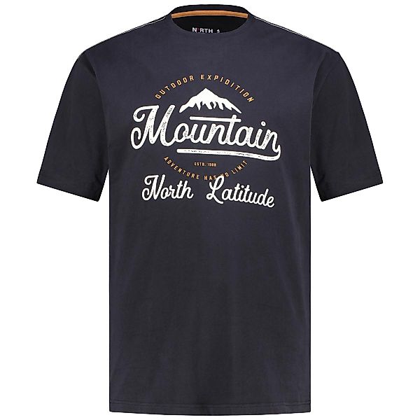 North T-Shirt mit Label-Print Farbe schwarz Größe: 3XL günstig online kaufen