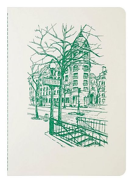EXACOMPTA Einsteck-Fotoalbum 5x A5-Notizbuch # Pariser Metro - Grün 93035T, günstig online kaufen