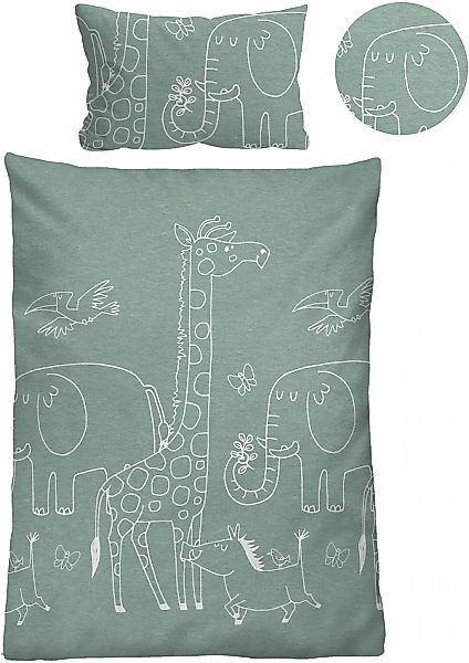 Biberna Kinderbettwäsche "0840520" 2 Stk. tlg. kuschelig warm, samtweich, M günstig online kaufen