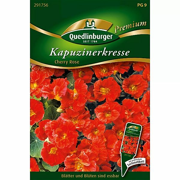Quedlinburger Kapuzinerkresse Cherry Rose Loses Saatgut günstig online kaufen