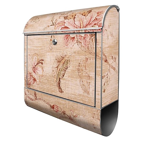 Banjado Design Briefkasten Silber Pulverbeschichtet 39x47x14cm 2 Schlüssel günstig online kaufen