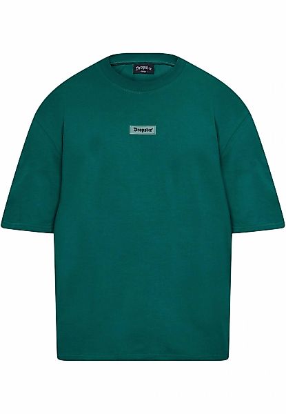 Dropsize T-Shirt "Dropsize Herren Heavy Oversize Front Rubber Patch T-Shirt günstig online kaufen