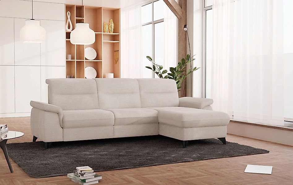 sit&more Ecksofa "Astoria L-Form", wahlweise mit motorischer Relaxfunktion günstig online kaufen