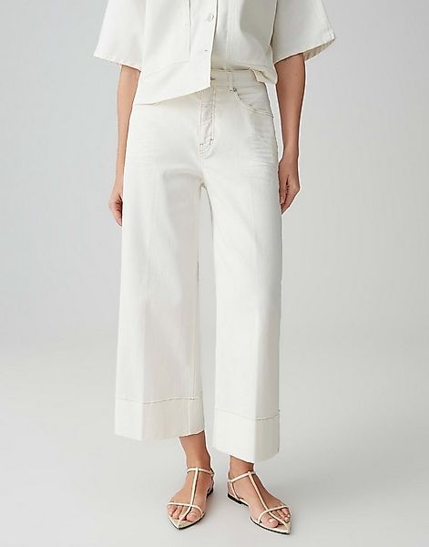 OPUS PANTS Weite Jeans Mari subtle aus festem Candiani Denim Mid Rise Power günstig online kaufen