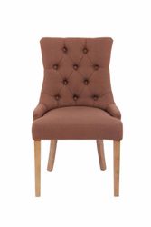 CLP Esszimmerstuhl Aberdeen Stoff, Kautschukholz-Gestell, gepolstert günstig online kaufen