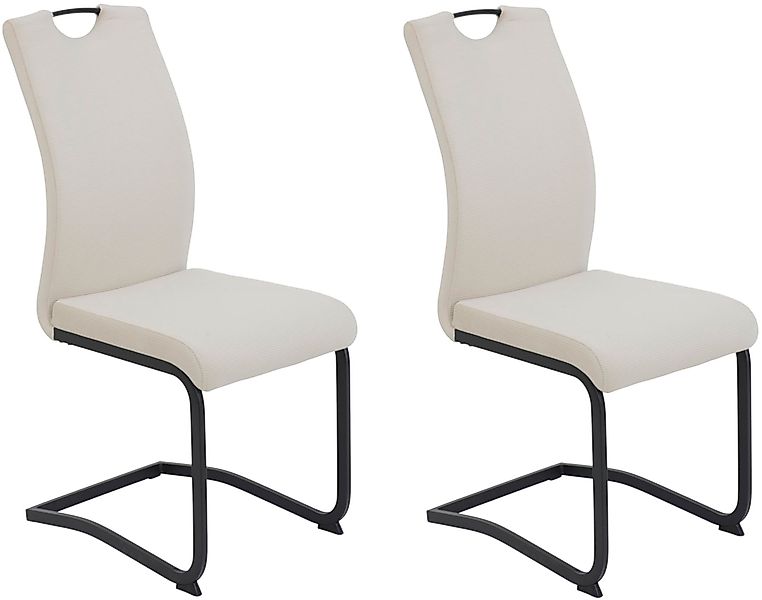 HELA Freischwinger »RIGA II«, (Set), 2 St., Samt-Cord, Freischwinger,Vierka günstig online kaufen