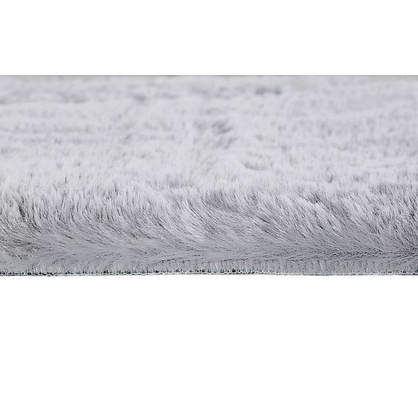 Homcom Teppich weicher Hochflor Grau 60 x 120 x 3,5 cm günstig online kaufen