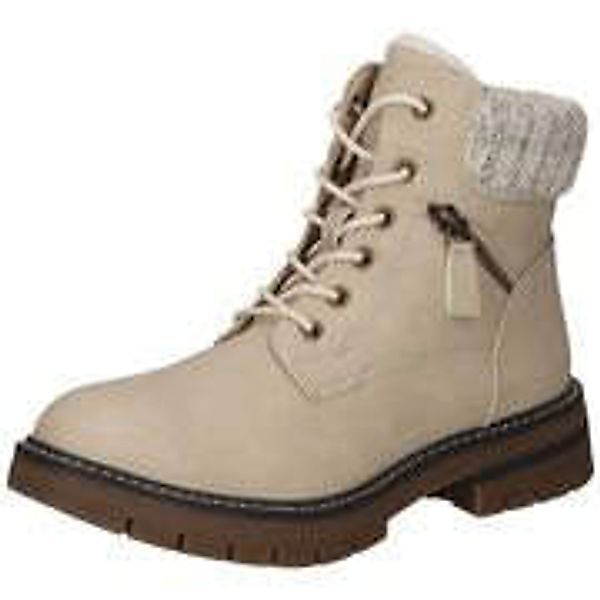 Charmosa Schnür Boots Damen beige günstig online kaufen