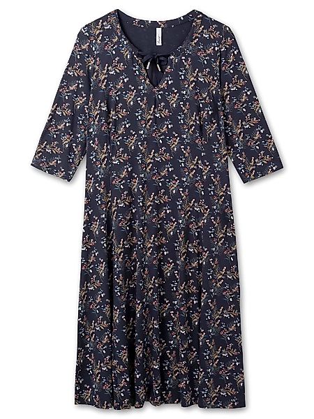 Sheego Jerseykleid "Große Größen", in Midilänge, mit Blumendruck günstig online kaufen