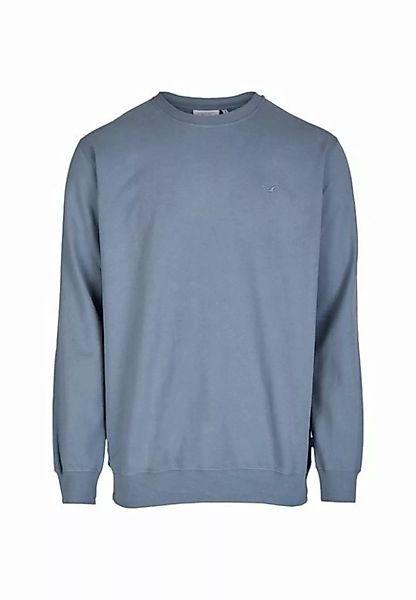 Cleptomanicx Sweatshirt Ligull mit kleiner Möwen-Stickerei günstig online kaufen