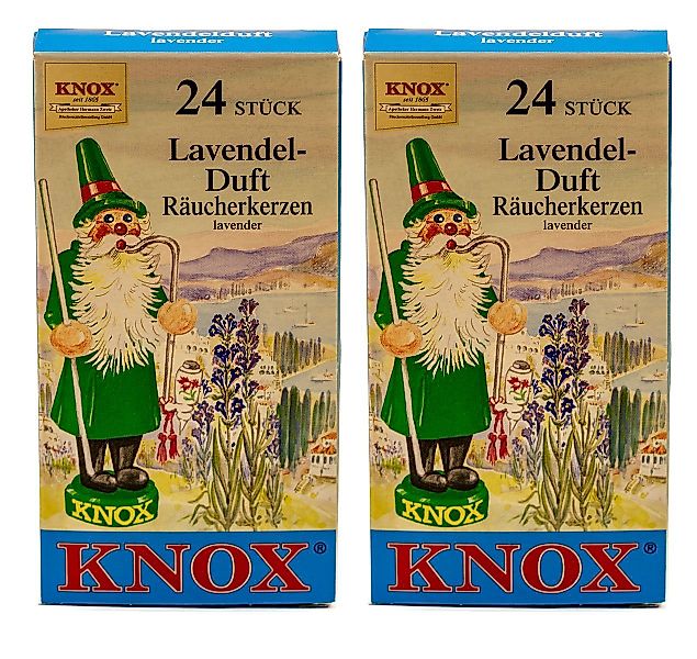 KNOX Duftkerze 2er Set: Lavendel, 48 günstig online kaufen