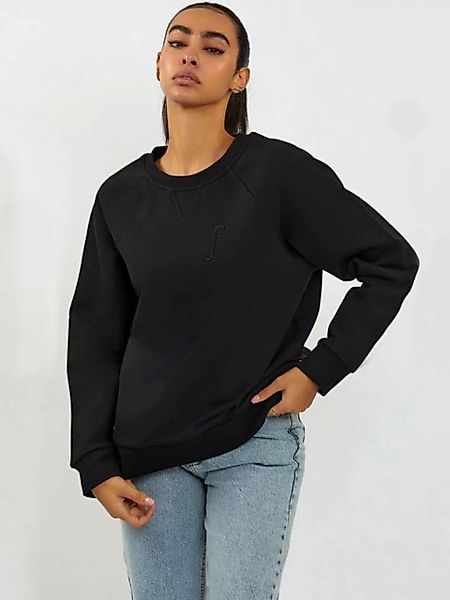 Freshlions Kurzweste Freshlions Sweatshirt F Embroidery schwarz M günstig online kaufen