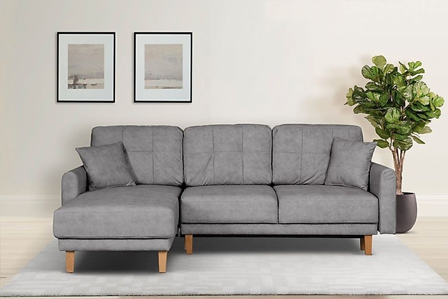 Home affaire Ecksofa »TRIPLO optionale Schlafsofa mit Bettkasten, Maße B/T/ günstig online kaufen