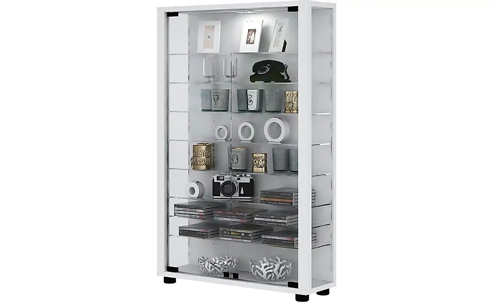 Vitrine  Lumo ¦ weiß ¦ Maße (cm): B: 59 H: 90 T: 18.0 Schränke > Vitrinen - günstig online kaufen