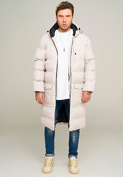 behype Parka "LONGLINE PUFFER PARKA", mit Kapuze günstig online kaufen