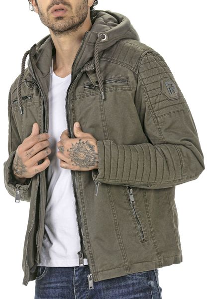 RedBridge Bikerjacke mit abnehmbarer Kapuze im günstig online kaufen