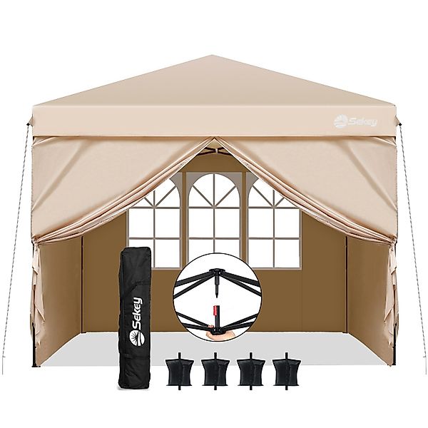 Sekey Faltpavillon 300x300 cm Pavillon Gartenpavillon günstig online kaufen