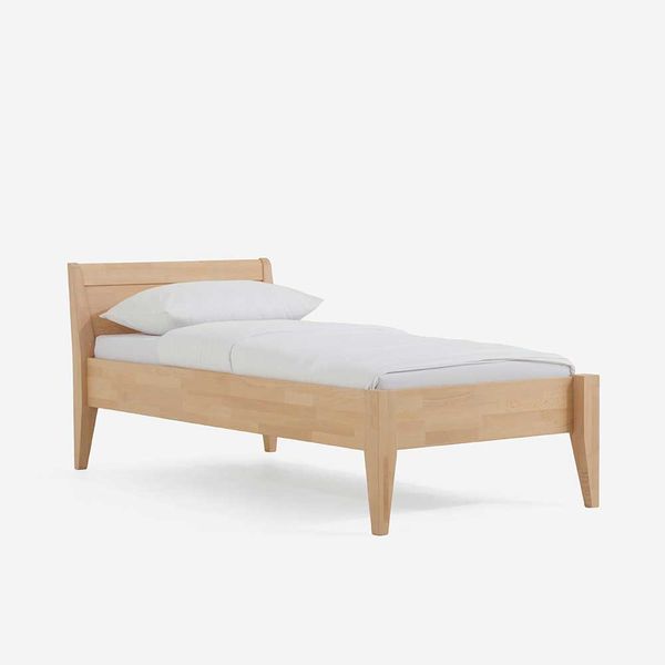 Holzbett aus Buche Massivholz Überlänge günstig online kaufen