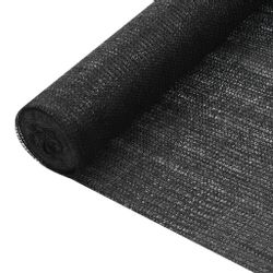 vidaXL Blende Zaunblende Schwarz 1,8x25 m günstig online kaufen