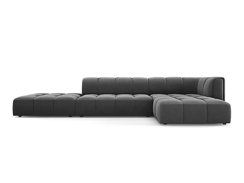 Milo Casa | Ecksofa Francesca Samt rechts 5-Sitzer günstig online kaufen