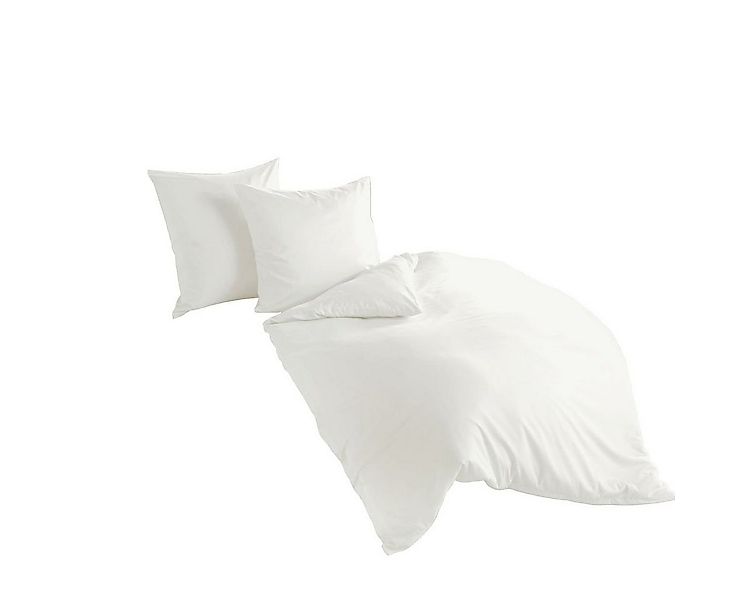 JACK Bettwäsche JACK by Bierbaum Uni Fein Biber Bettwäsche einfarbig Weiß B günstig online kaufen