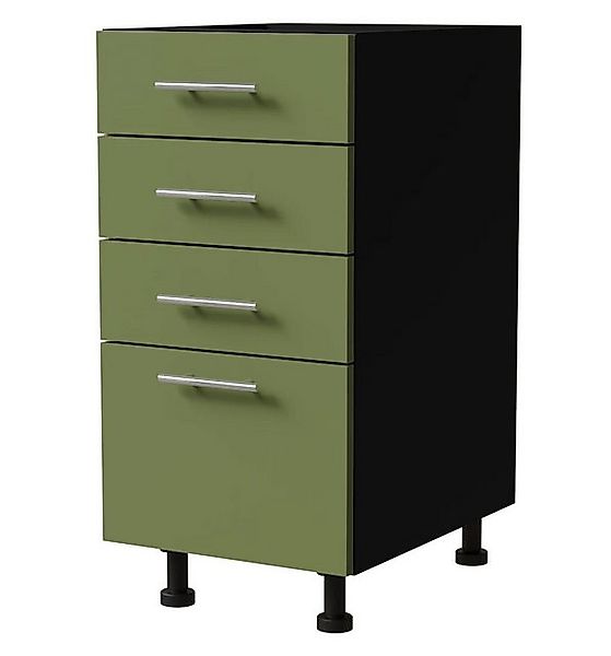 Feldmann-Wohnen Unterschrank Brerra (D4/40, 4 Schubladen - REJS Comfort Box günstig online kaufen