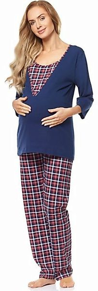 Be Mammy Umstandspyjama Damen Schlafanzug Stillpyjama 1N2TT2 günstig online kaufen