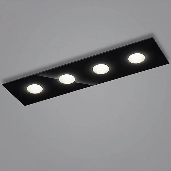Helestra Nomi LED-Deckenlampe 75x21cm dim schwarz günstig online kaufen