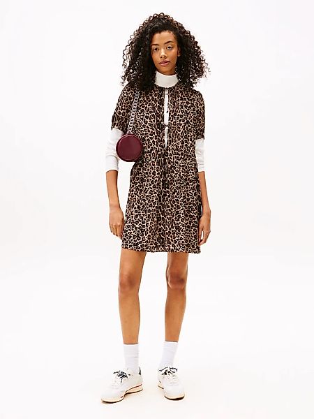 Tommy Jeans A-Linien-Kleid "TJW TIE DETAIL MINI DRESS" günstig online kaufen