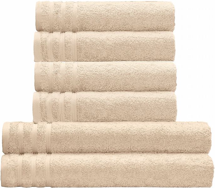 Kleine Wolke Handtuch Set "Royal, 6 Stück (4 Handtücher 50/100 cm + 2 Dusch günstig online kaufen