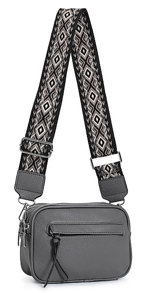 ITALYSHOP24 Schultertasche Damen Bodybag Umhängetasche Brusttasche günstig online kaufen