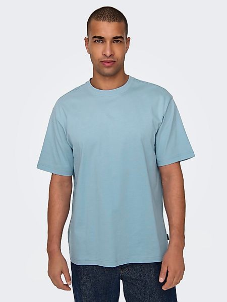 ONLY & SONS Rundhalsshirt "ONSFRED RLX SS TEE" Baumwolle, relaxed fit günstig online kaufen