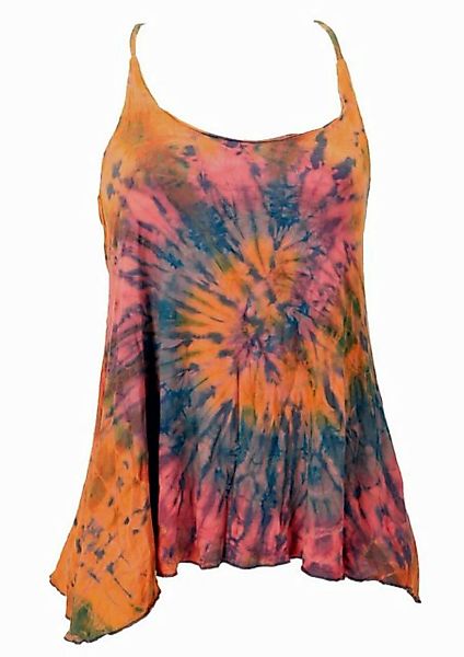 Guru-Shop T-Shirt Sommerliches Boho Batik Top, Unikat lockeres.. Hippie, al günstig online kaufen