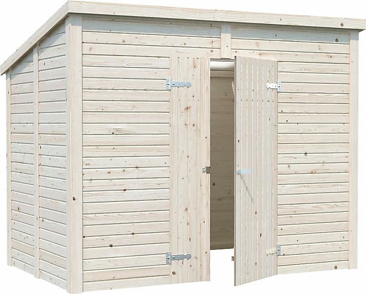 Palmako Gerätehaus "Leif", natur günstig online kaufen